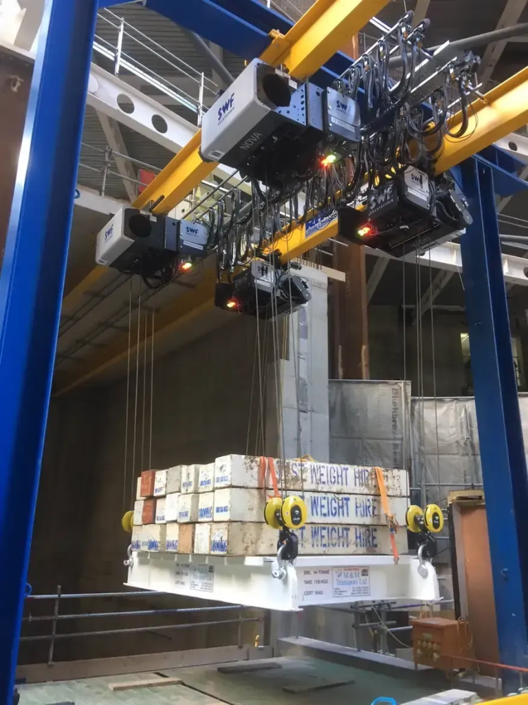 Warehouse crane